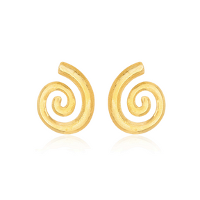 Brinco Caracol Banhado a Ouro 18k