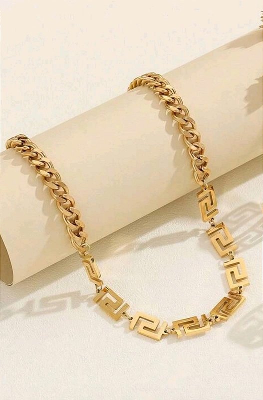 Colar Espirais Banhado a Ouro 18k