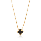 Colar Trevo Único Banhado a Ouro 18k