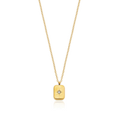 Colar Caixinha de Estrela Banhado a Ouro 18k