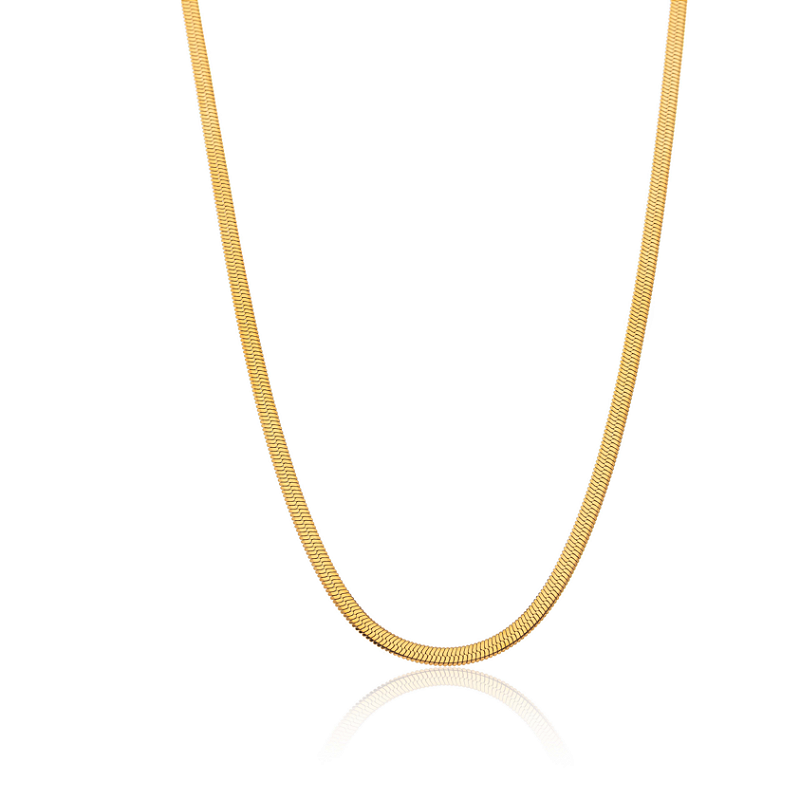 Colar Fita Banhado a Ouro 18k