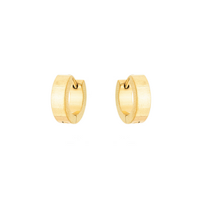 Brinco Argolinha Minimalista Banhado a Ouro 18k