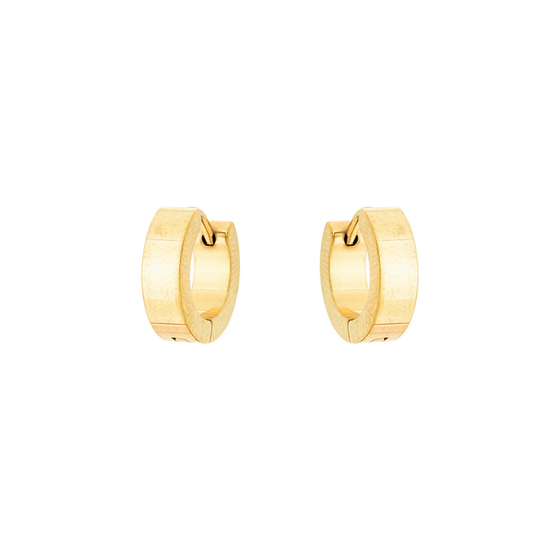 Brinco Argolinha Minimalista Banhado a Ouro 18k