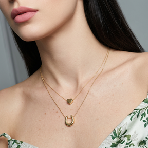 Colar Boa Sorte Banhado a Ouro 18k