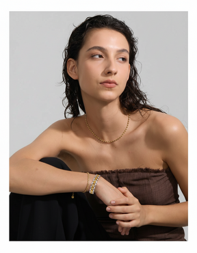 Pulseira Ibiza Dois Banhos com Zircônias