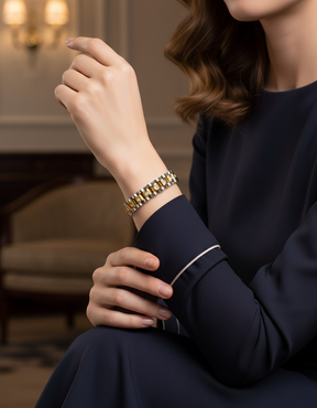 Pulseira Ibiza Dois Banhos com Zircônias