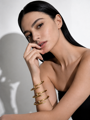 Bracelete Prego Celebrar Banhado a Ouro 18k
