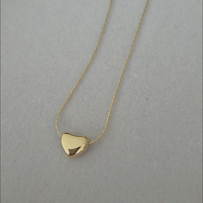 Colar Mini Coração Banhado a Ouro 18k