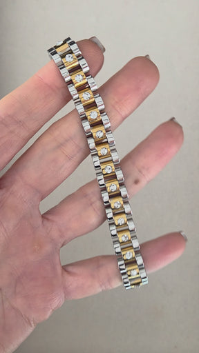 Pulseira Ibiza Dois Banhos com Zircônias