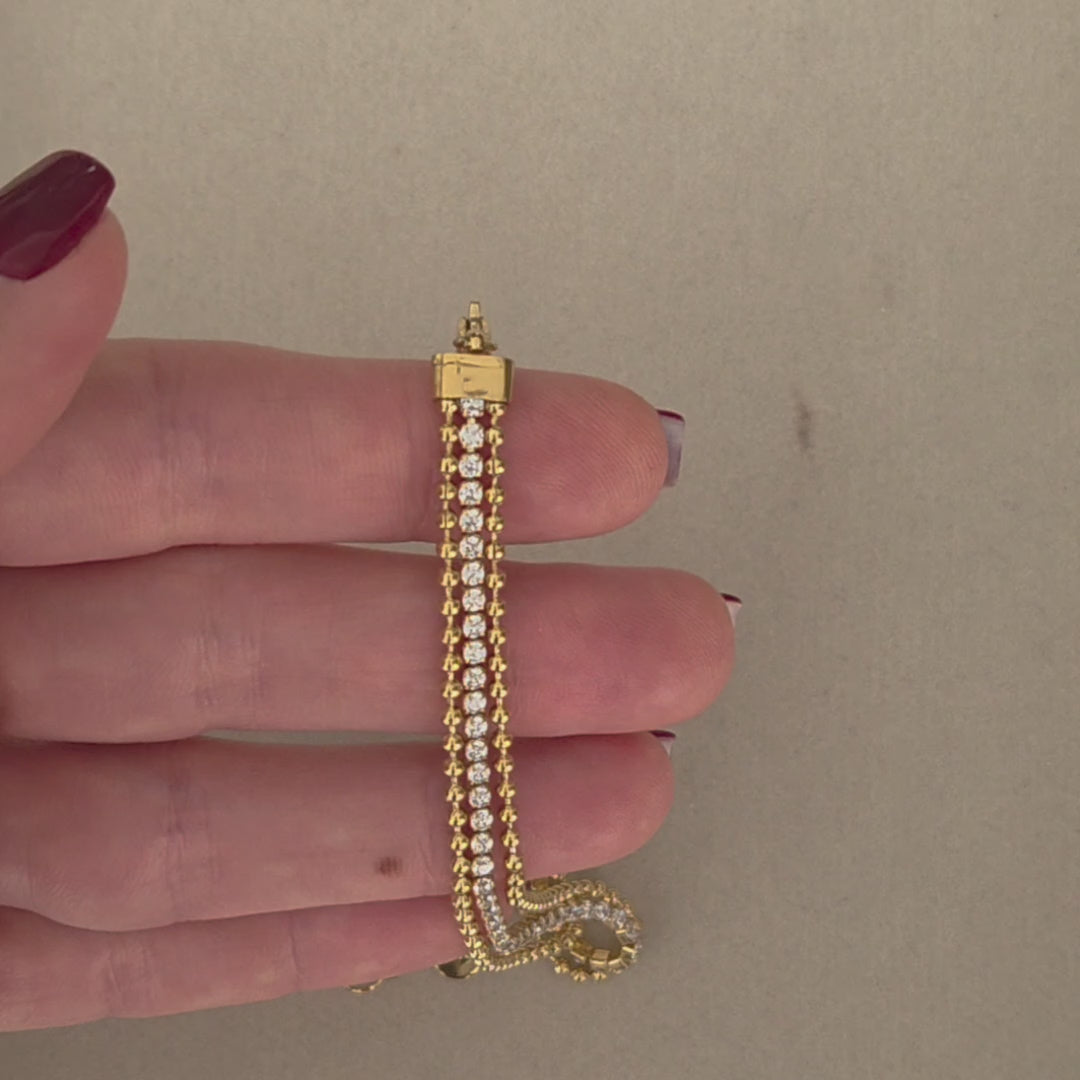 video pulseira tripla