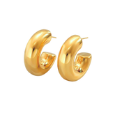 Brinco Argola C Maxi Banhado a Ouro 18k
